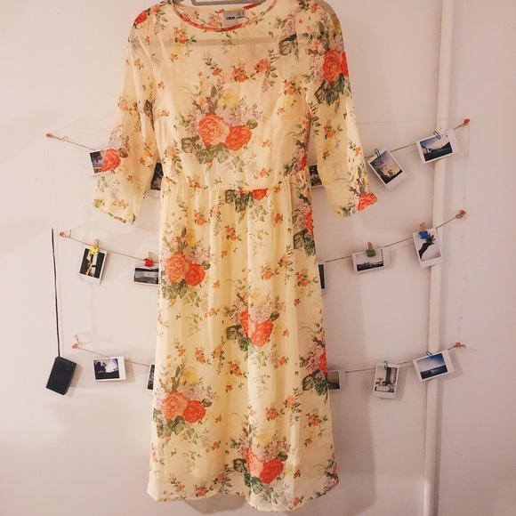 ASOS Dresses & Skirts - ASOS DESIGN midi dress in vintage floral print